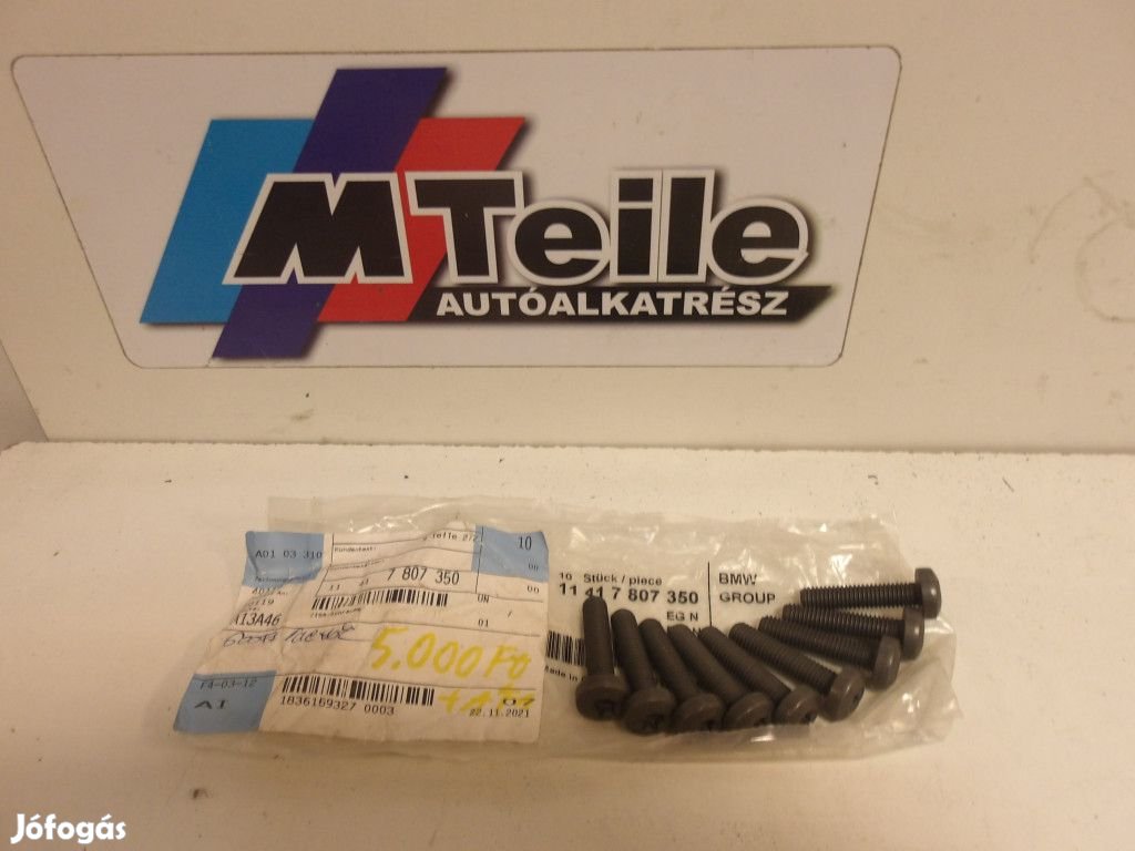 [GYÁRI ÚJ] BMW OLAJPUMPA CSAVAR N47 7807350